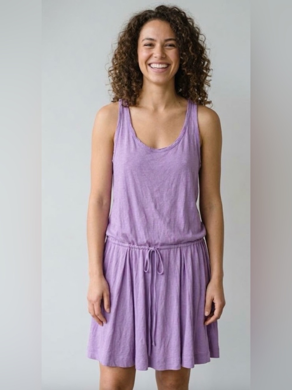 J Crew Lavender Tank Dress - Women's Casual Summer Top. Size Medium. NWT